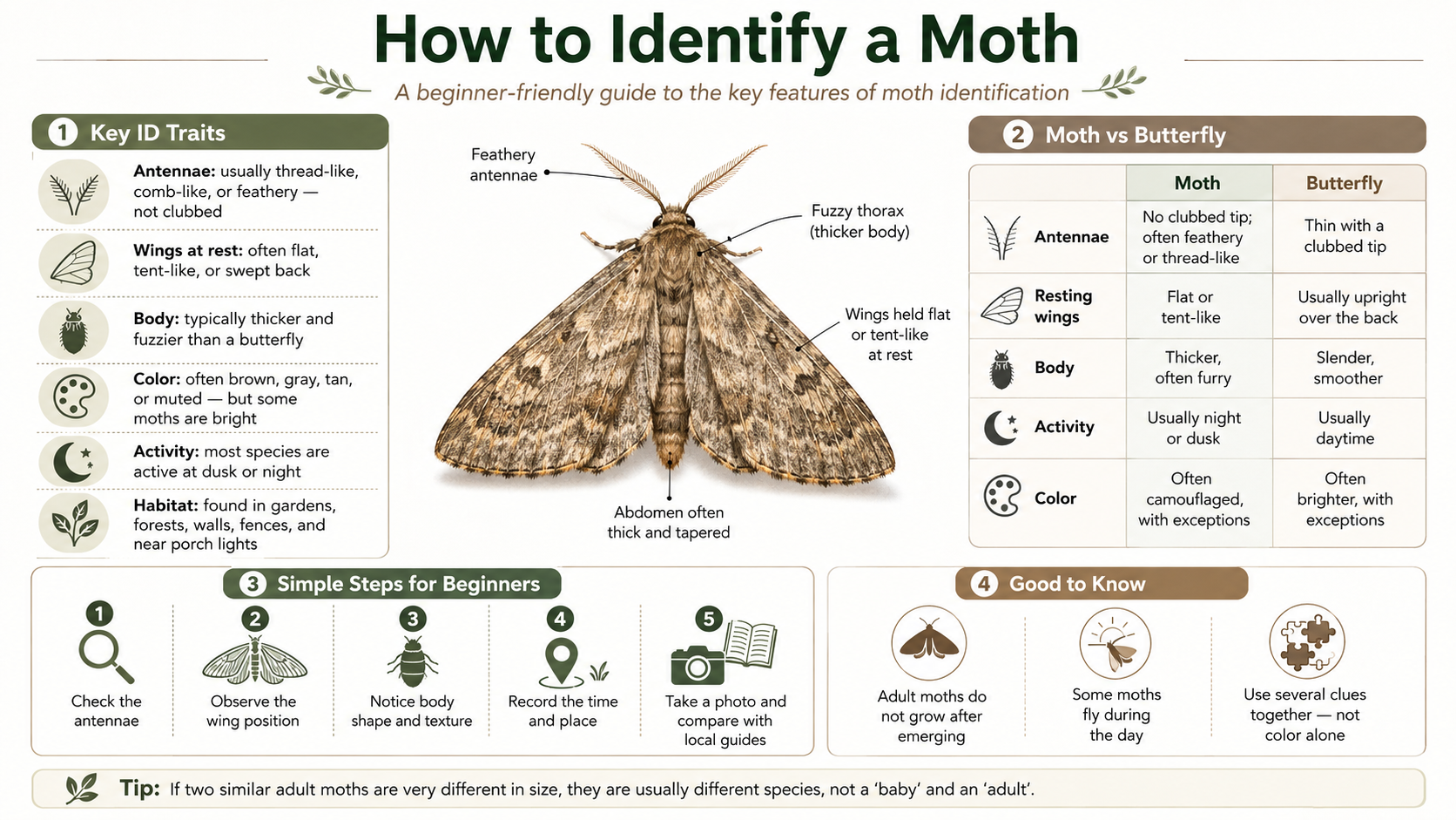how to identify a moth a beginner’s guide to moth identification