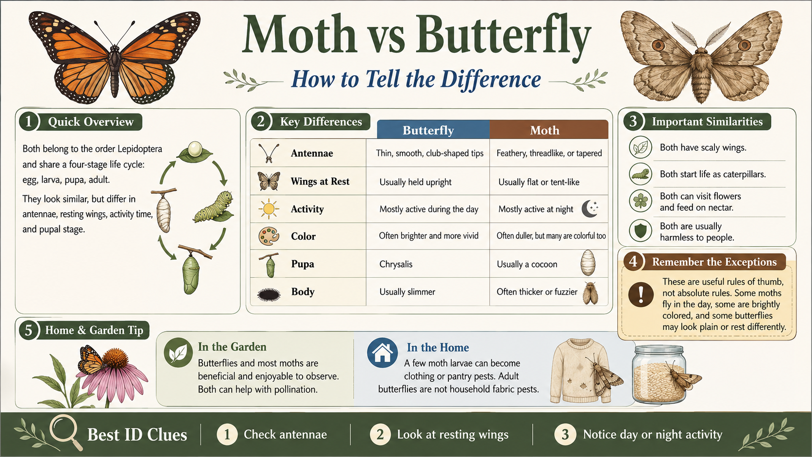 moth vs butterfly