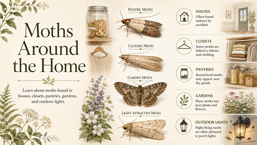 moths around the home