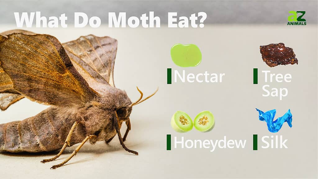 what do moths eat